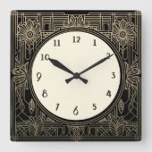 Piazza della Riforma Quadratische Wanduhr (Vorderseite)