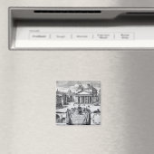 Piazza della Rotonda mit Blick auf Pantheon Magnet (In Situ (Geschirrspüler))