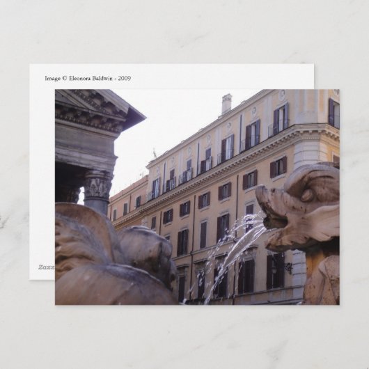 Piazza della Rotonda Postkarte (Vorne/Hinten)