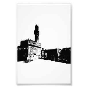 Piazza della Signoria in Florenz, Mittelitalien Fotodruck