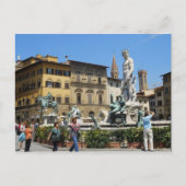 Piazza della Signoria Postkarte (Vorderseite)