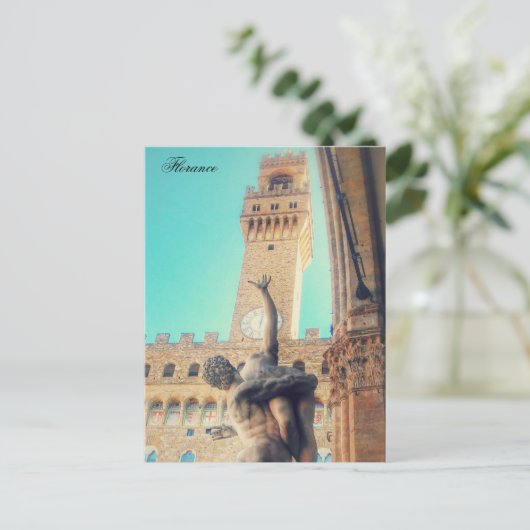 Piazza della Signoria Postkarte (Stehend Vorderseite)