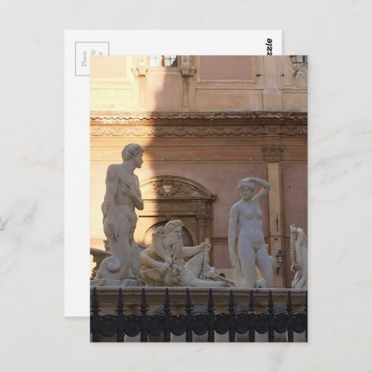 Piazza della Vergogna Postkarte (Vorne/Hinten)