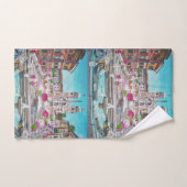 Piazza di Spagna - Badhandtuch Set (Handtuch)