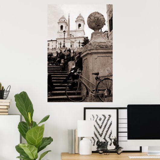 Piazza di Spagna Poster (Heimbüro)
