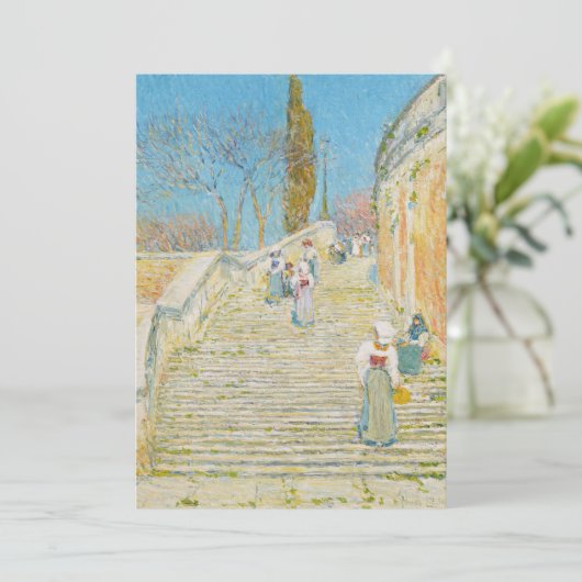 Piazza di Spagna, Rom | Childe Hassam (Stehend Vorderseite)