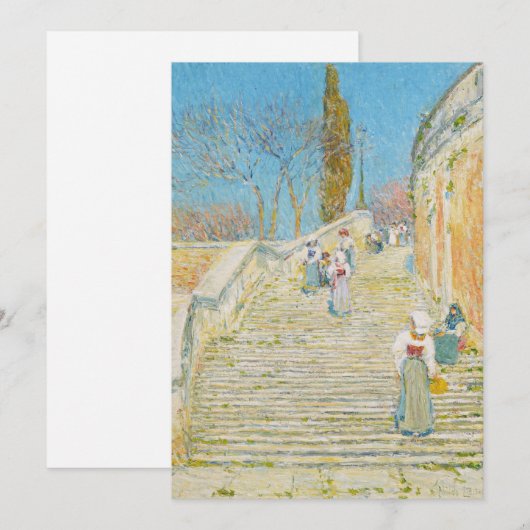 Piazza di Spagna, Rom | Childe Hassam (Vorne/Hinten)