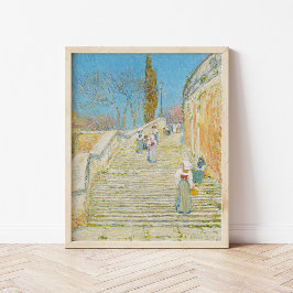 Piazza di Spagna, Rom | Childe Hassam Poster