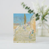 Piazza di Spagna, Rom | Childe Hassam Postkarte (Stehend Vorderseite)