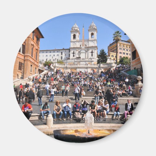 Piazza di Spagna, Rom, Italien Magnet (Vorne)