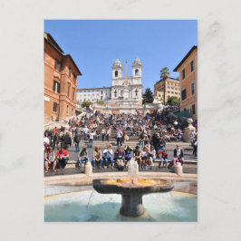 Piazza di Spagna, Rom, Italien Postkarte