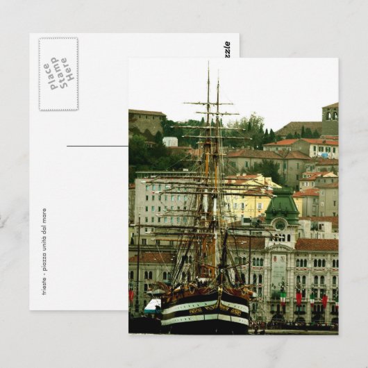 Piazza-Einheit Postkarte (Vorne/Hinten)