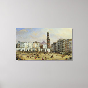Piazza Mazaniello, Neapel Leinwanddruck