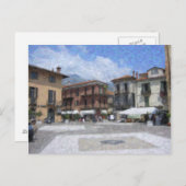 Piazza, Menaggio, Italien Postkarte (Vorne/Hinten)