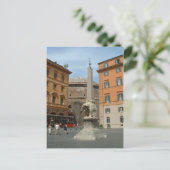 Piazza Minerva Postkarte (Stehend Vorderseite)