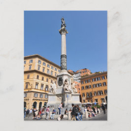 Piazza Navona in Rom, Italien Postkarte
