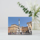 Piazza Navona in Rom, Italien Postkarte (Stehend Vorderseite)