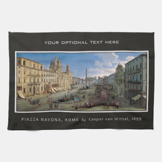 Piazza Navona, Rom Handtuchhandtuch Handtuch (Horizontal)
