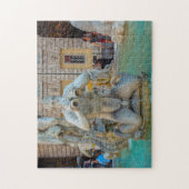 Piazza Navona Rom Italien. Puzzle (Vertikal)