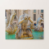 Piazza Navona Rom Italien. Puzzle (Horizontal)