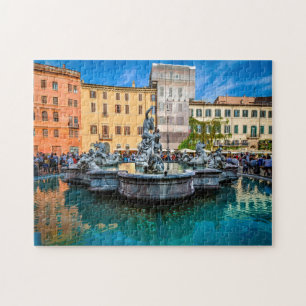 Piazza Navona  Rom Italien . Puzzle