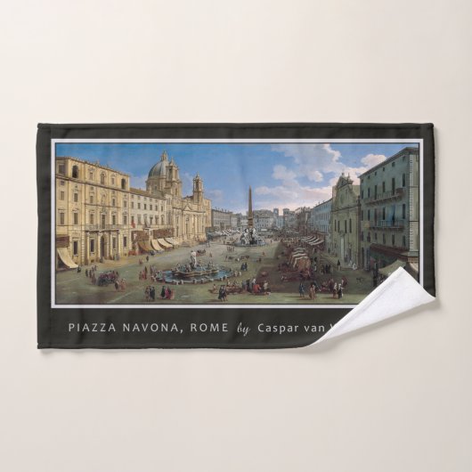 Piazza Navona, Rom Kunst Handtuch (Handtuch)