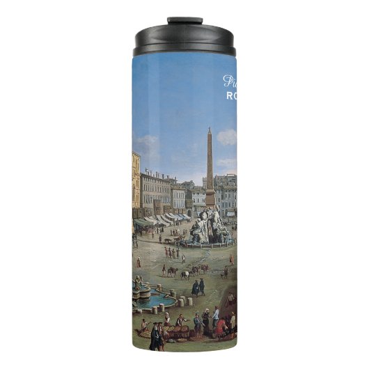 Piazza Navona, Rom Kunsthandwerker Thermosbecher (Vorderseite)