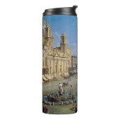 Piazza Navona, Rom Kunsthandwerker Thermosbecher (Nach links gedreht)