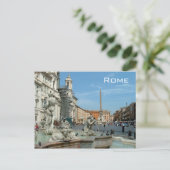 Piazza Navona - Rom Postkarte (Stehend Vorderseite)