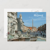 Piazza Navona - Rom Postkarte (Vorne/Hinten)