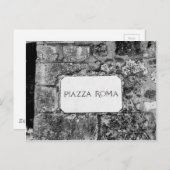Piazza Roma Postkarte (Vorne/Hinten)