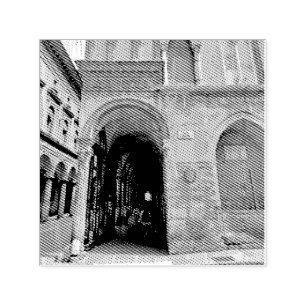 Piazza Rossini Bologna Italien Permastempel