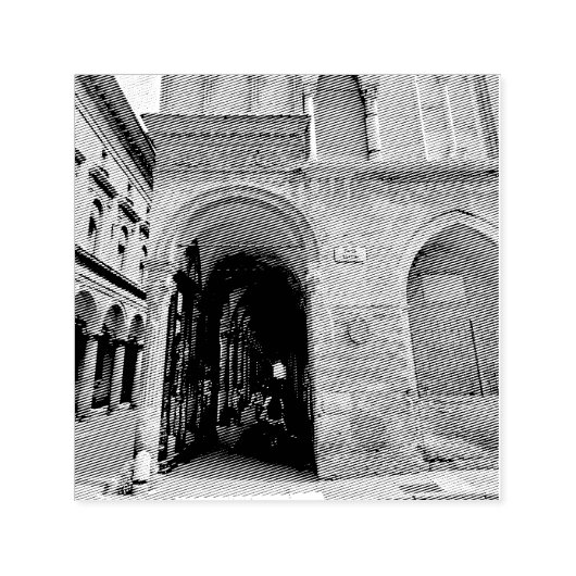 Piazza Rossini Bologna Italien Permastempel (Design)