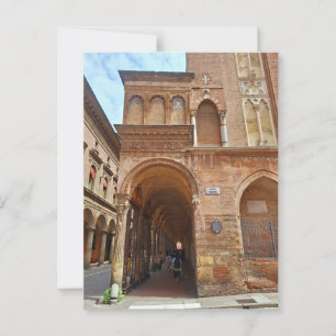 Piazza Rossini Bologna Italien Postkarte