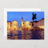 Piazza San Carlo Postkarte (Vorne/Hinten)