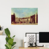 Piazza San Marco a Venezia – Francesco Guardi Poster (Heimbüro)