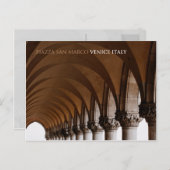 Piazza San Marco Arches von Venedig Italien Postkarte (Vorne/Hinten)