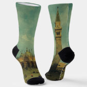 Piazza San Marco by Canaletto Socken (Gewinkelt)