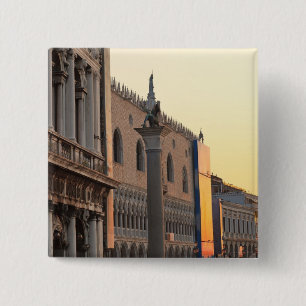 Piazza San Marco, Markusplatz, Venedig Button