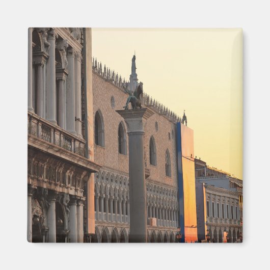 Piazza San Marco, Markusplatz, Venedig Magnet (Vorne)