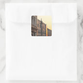 Piazza San Marco, Markusplatz, Venedig Quadratischer Aufkleber (Tasche)