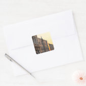 Piazza San Marco, Markusplatz, Venedig Quadratischer Aufkleber (Umschlag)