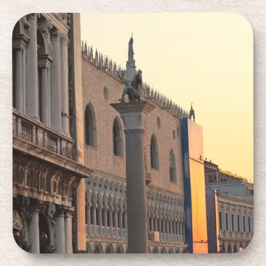 Piazza San Marco, Markusplatz, Venedig Untersetzer (Vorderseite)
