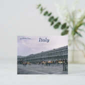 Piazza San Marco oder Markusplatz Venedig Italien Postkarte (Stehend Vorderseite)