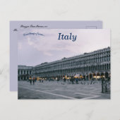 Piazza San Marco oder Markusplatz Venedig Italien Postkarte (Vorne/Hinten)