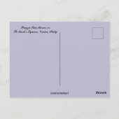 Piazza San Marco oder Markusplatz Venedig Italien Postkarte (Rückseite)