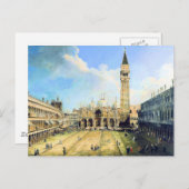 Piazza San Marco Postkarte (Vorne/Hinten)