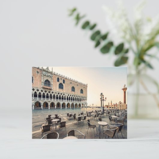 Piazza San Marco Postkarte (Stehend Vorderseite)