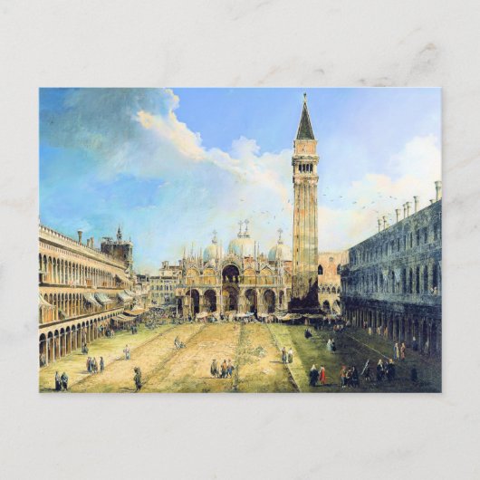 Piazza San Marco Postkarte (Vorderseite)