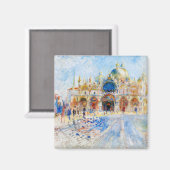 Piazza San Marco, Renoir Magnet (Vorderseite/Rückseite)